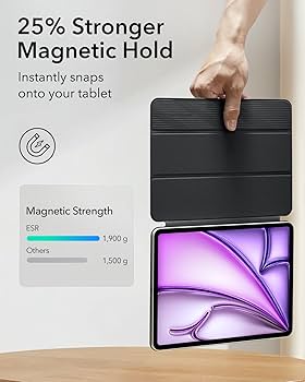 ESR Shift Magnetic iPad Air 13 M2 ケース Shift Magnetic iPad Air 13-inch Case with Stand and Pencil
